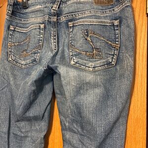 Silver women’s jeans